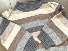 baby GAP ★ストライプ パフスリーブセーター 100cm