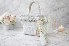 【2/11-2】リバティ　ベッツィ　キルトバッグ　トートバッグ　Sサイズ