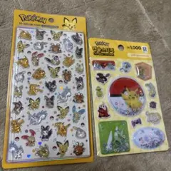 韓国限定　ポケモン 3Dシールセット 2枚