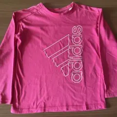 adidas 長袖Tシャツ ピンク CLIMALITE 150cm アディダス
