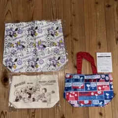 【新品】 スヌーピー トートバッグ 3点セット ランチバッグ