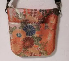 ★帯リメイク・上品和風ショルダーバッグ