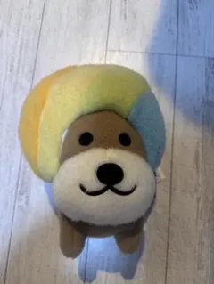 San-X アフロ犬ぬいぐるみ レインボー