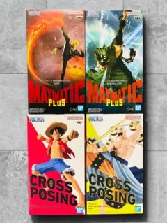 ◇ワンピース◇ゾロ サンジ ルフィ エネル フィギュア 4点セット まとめ売り