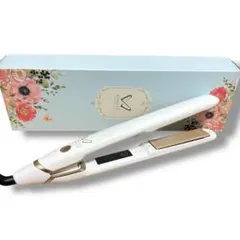 【良品】絹女 KINUJO ストレートアイロン DS100 ホワイト｜海外対応