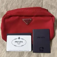 新品 プラダ ティッシュポーチ ティッシュケース 入手困難 激レア