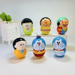 【6体】　ドラえもん　クーナッツ　起きあがりこぼし