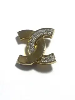 CHANEL ゴールド ダブルCロゴ クリップ - メルカリ