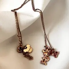 スワロフスキー　ミニー　チャーム ネックレス