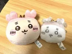 ちいかわ　古本屋　ガチャガチャマスコット＆鏡付きくすみリボン