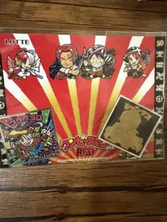 LOTTE ビックリマンシール コラボ レッド　ワンピースマンチョコ