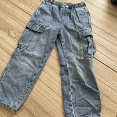 H&Mキッズ130デニムカーゴ