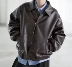 【新品タグ付】ASTRONOMY レザージャケット S ブラウン 人気 完売系