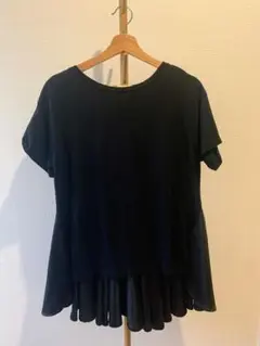 ★美品★ Kobe Lattice ブラック 半袖チュニック F