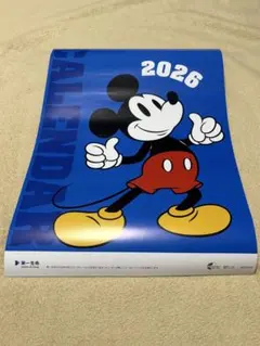 ミッキーマウス 2026年 壁掛けカレンダー 53×36