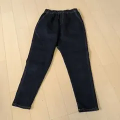 ダークブルーデニムゴムウエストパンツ 140cm