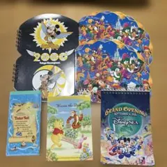東京ディズニーランド　東京ディズニーシー　メモ帳　6冊セット