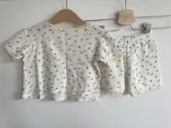 韓国子ども服 デイジー ルームウェア パジャマ 90 花柄 ベビー