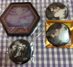 鬼滅の刃 無限城編 狛治 恋雪 猗窩座 慶蔵 缶バッジ リバーシブルコースター