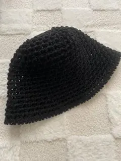 ブラック系　バケットハット