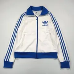美品. XL adidas トラックジャケット ベッケンバウアー 白青　ジャージ