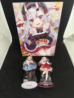 ホロライブ　百鬼あやめ　アクリルスタンドセット