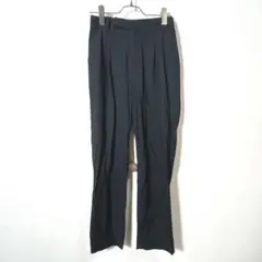 le.coeur blanc レディースパンツ　薄手　黒　36 シンプル