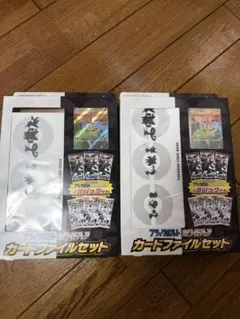 ポケモンカード ブラックボルトホワイトフレア カードファイルセット 未開封