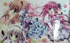 リトルバスターズ! クド＆鈴＆小毬 カーテン高さ178×横101cm遮光なし
