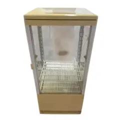 【メ1006-05】海外製ガラス冷蔵ショーケース 2段 RT-78L 容量78L