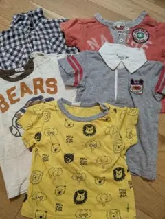 moujonjon他 子供用半袖Tシャツ 4枚セット 80センチのサムネイル