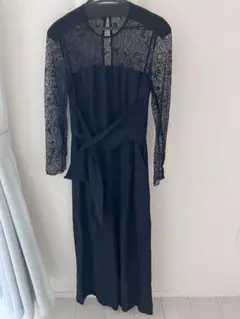 ZARA ブラック　オールインワン　美品　披露宴　冠婚葬祭