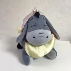 【美品】イーヨー ぬいぐるみ おやすみポーズ ナイトキャップ くまのプーさん