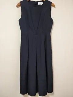 ビューティアンドユース ネイビードレス ノースリーブ