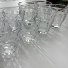 ガラス製コップ10個セット