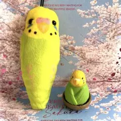 疲れた時は文鳥もみもみマスコット セキセイインコのサムネイル