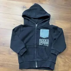RODEO CROWNS 黒パーカー 95-105