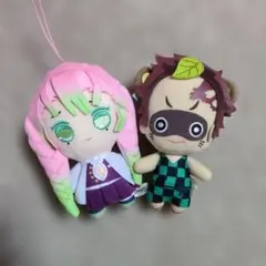 鬼滅の刃　甘露寺蜜璃　竈門炭治郎　ぬいぐるみ