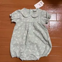 【新品・未使用】　バースデイ　ロンパース　80