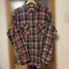 90s USA製 FIVEBROTHER フランネルシャツ メンズ L