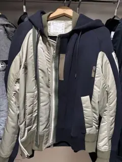 P*F様 Sacai Spong Sweat Blouson 2023 aw サのサムネイル