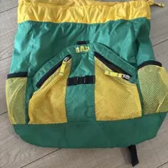 GAP ナップザック 緑・黄色