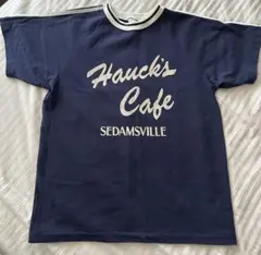 Hauck's Cafe 半袖 Tシャツ ネイビーのサムネイル