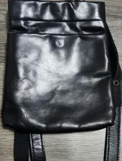 doubles ショルダーバッグ 本革 黒