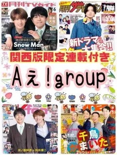 月刊TVガイド ザテレビジョン fan navi 6月号 Aぇ!group②