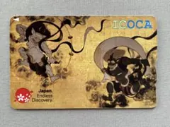 JR西日本 ICOCA 風神雷神図 記念デザインカード - メルカリ