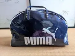 80年代 ビンテージ プーマ エナメル ボストンバッグ レトロ 当時物