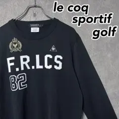 le coq sportif golf ルコック ロゴ ポリエステル ニット L