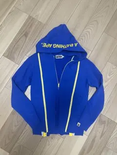 A BATHING APE アベイシングエイプ ダブルジップシャークパーカー M