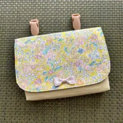 6587. 移動ポケット お花 女の子 クリップ付